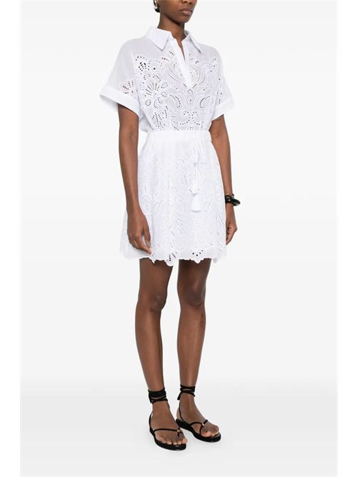 Abito con ricamo sangallo ERMANNO FIRENZE | D48EQ028EN0MF01000010